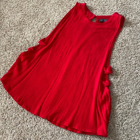 ASTR red top blouse size Small - Picture 9 of 11